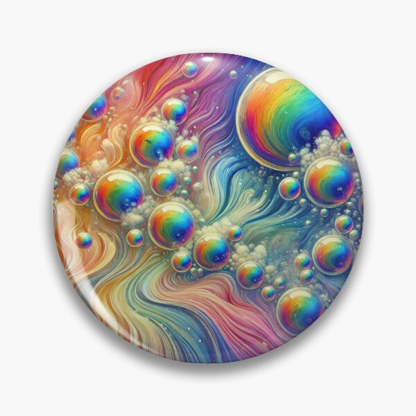 Item preview, Soap Bubbles in Rainbow Colors - Moment of Beauty designed and sold by LegademaArt.
