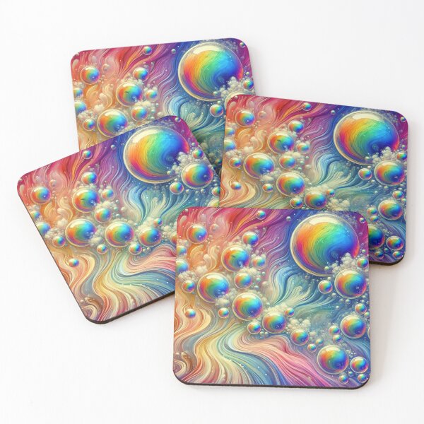 Item preview, Soap Bubbles in Rainbow Colors - Moment of Beauty designed and sold by LegademaArt.