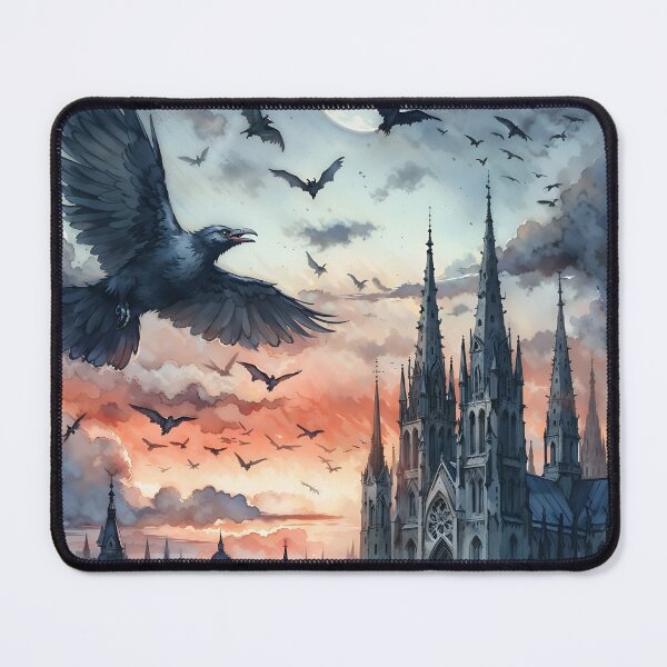 Item preview, Crow Flying With Bats designed and sold by RubisLeaf.