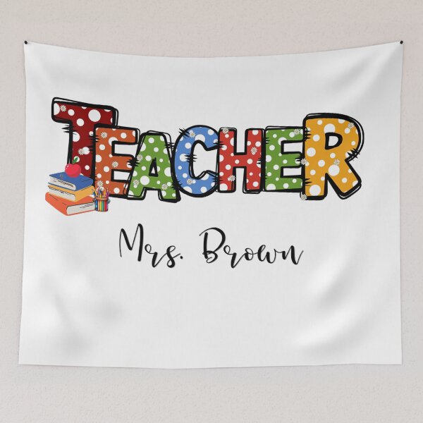 Item preview, Teacher, Mrs. Brown designed and sold by deniz kaya.