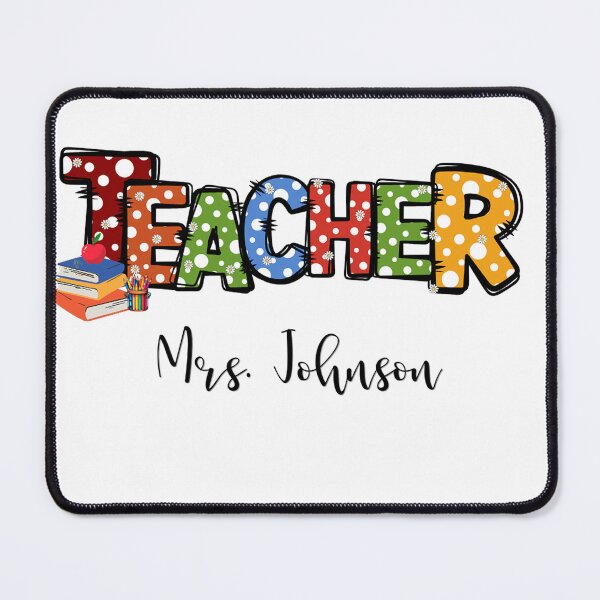 Item preview, Teacher, Mrs. Johnson designed and sold by deniz kaya.
