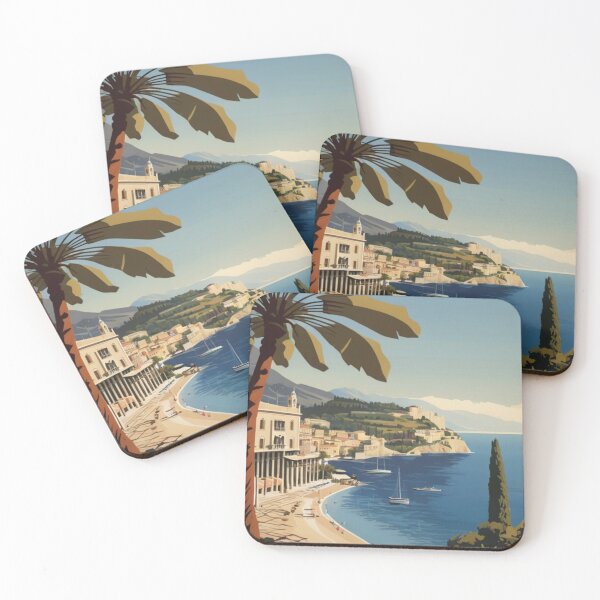 Item preview, 015 Vintage Corfu, Greece Poster Design designed and sold by Alexis Art Collection.