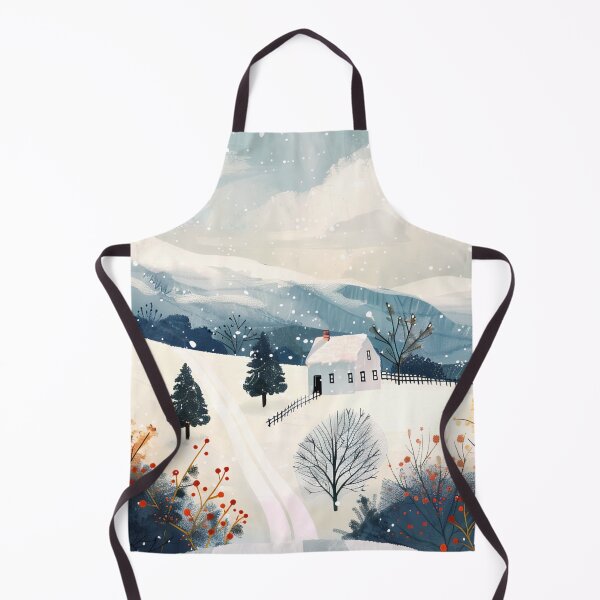 Item preview, Scandinavian winter landscape, Christmas and snow designed and sold by NordicArtPrint.