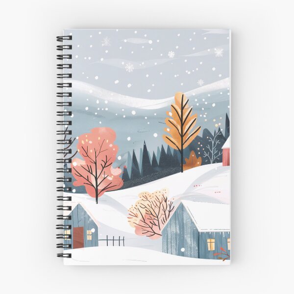 Item preview, Scandinavian winter landscape, Christmas and snow designed and sold by NordicArtPrint.