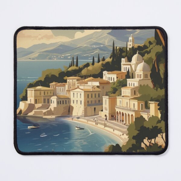Item preview, 015 Vintage Corfu, Greece Poster Design designed and sold by Alexis Art Collection.