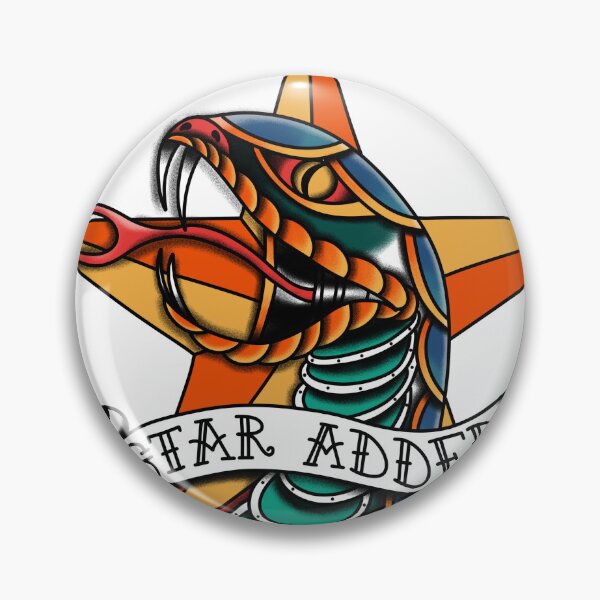 Item preview, Battletech Clan Star Adder American Traditional Tattoo With Banner designed and sold by AnarchyDowns.