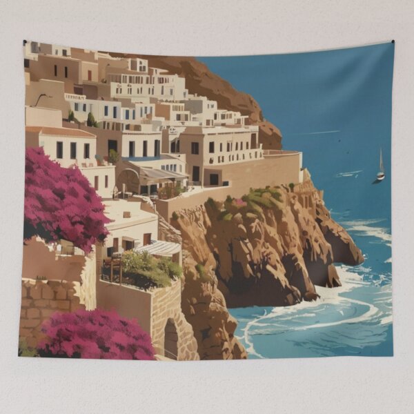 Item preview, 016 Vintage Crete, Greece Poster Design designed and sold by Alexis Art Collection.