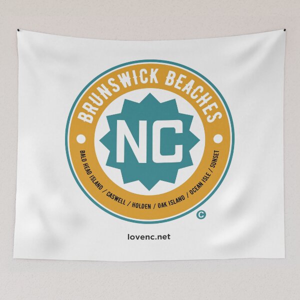 Item preview, Brunswick Beaches NC designed and sold by LoveNC.