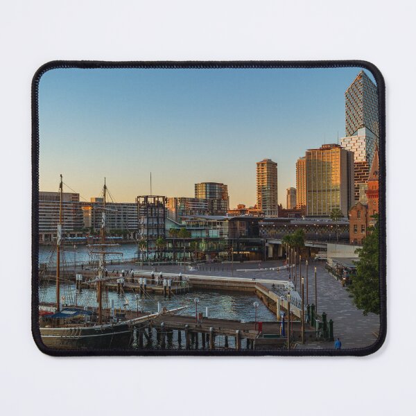 Item preview, Circular Quay Sydney Harbor at Sunrise designed and sold by World Wondering Travel Photography.