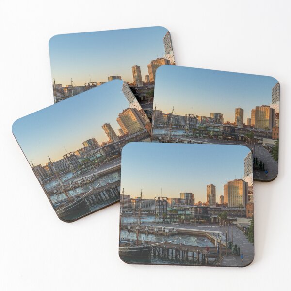 Item preview, Circular Quay Sydney Harbor at Sunrise designed and sold by World Wondering Travel Photography.