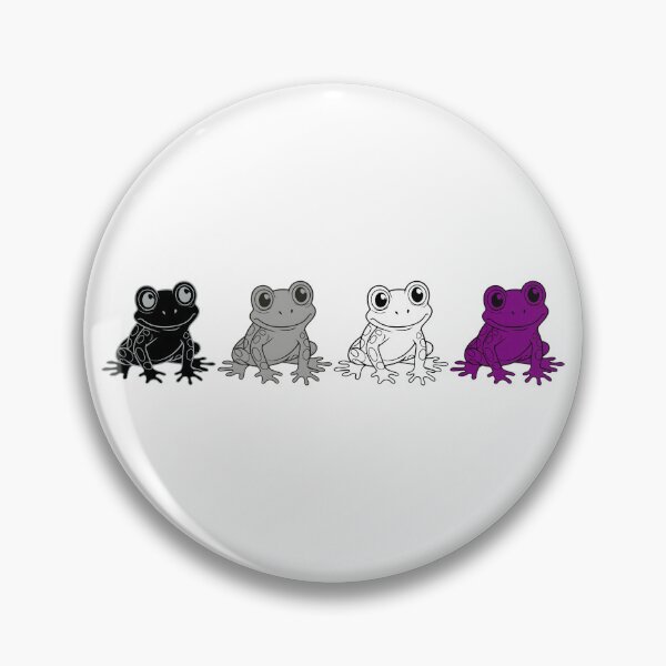 Item preview, Row of Cute Frogs in Asexual Pride Flag Colors, Frogs Ace Flag designed and sold by Travelslightly.