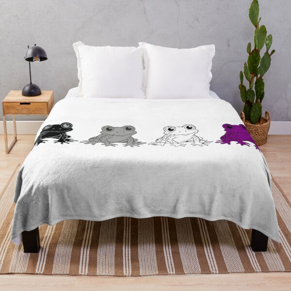 Item preview, Row of Cute Frogs in Asexual Pride Flag Colors, Frogs Ace Flag designed and sold by Travelslightly.
