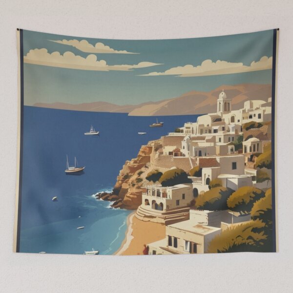 Item preview, 017 Vintage Crete, Greece Poster Design designed and sold by Alexis Art Collection.