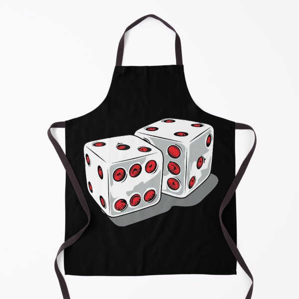 Item preview, double dice, d6 designed and sold by Numbers-Art.