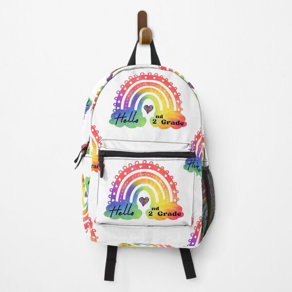 Item preview, Cute Hello Second Grade Back to School Rainbow Leopard Heart Tie Dye designed and sold by Pattranit56.