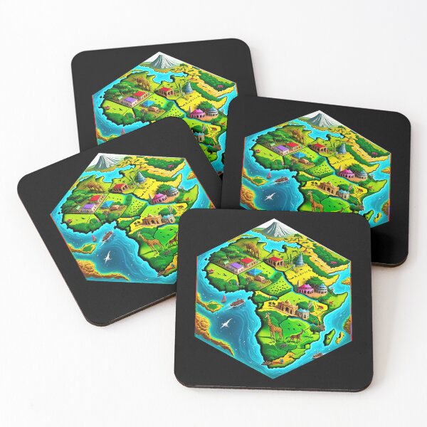 Item preview, Surreal map of Africa designed and sold by AbsoluteA.