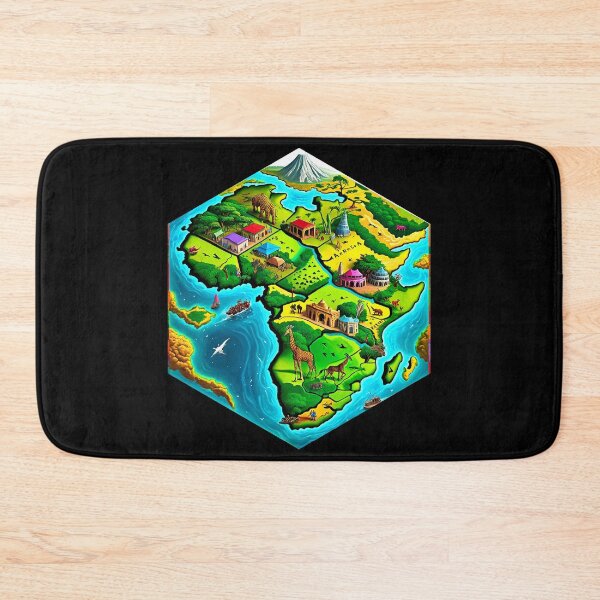 Item preview, Surreal map of Africa designed and sold by AbsoluteA.