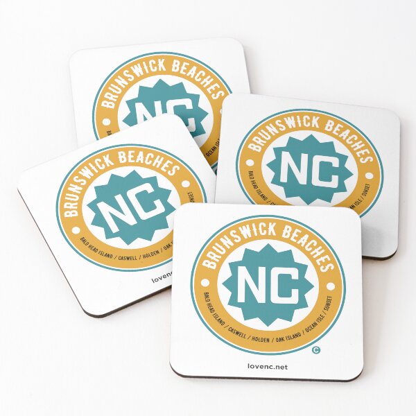 Item preview, Brunswick Beaches NC designed and sold by LoveNC.