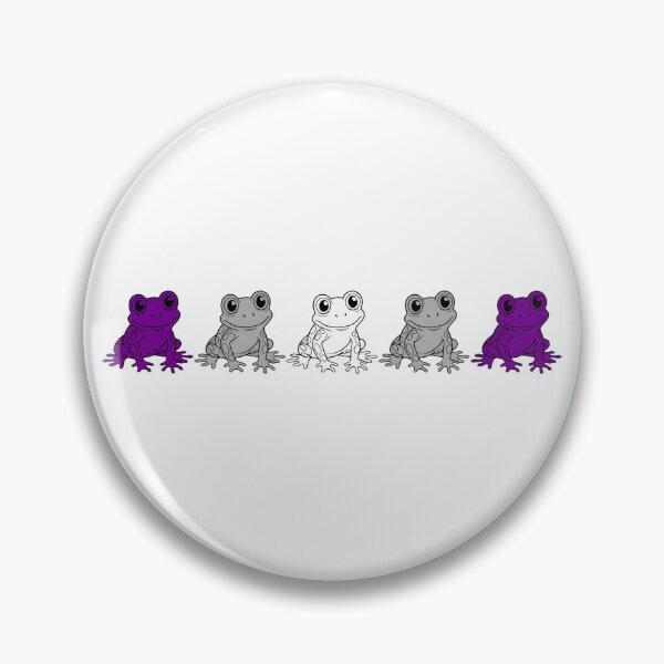 Item preview, Row of Cute Frogs in Graysexual Pride Flag Colors, Frogs Greysexual Flag designed and sold by Travelslightly.