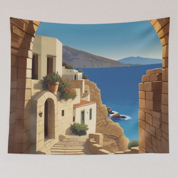 Item preview, 019 Vintage Crete, Greece Poster Design designed and sold by Alexis Art Collection.