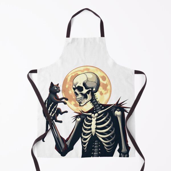 Item preview, Halloween Shirts Skeleton Cat Lover Skeleton Holding A Cat designed and sold by ArtFromBeyond.