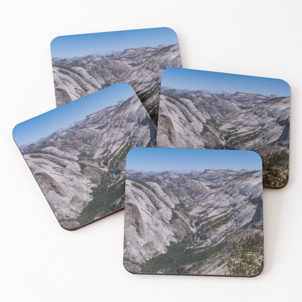 Item preview, Panoramic View of Yosemite's High Sierra from Half Dome - Yosemite National Park, California designed and sold by World Wondering Travel Photography.