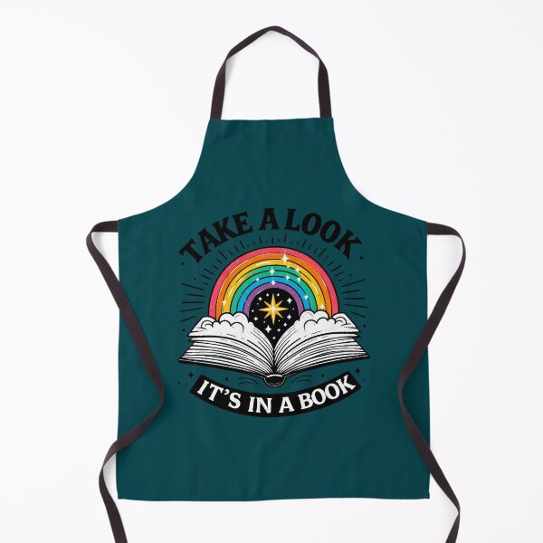 Item preview, take a look it_s in a book reading vintage retro rainbow designed and sold by JohnyThorntonan.
