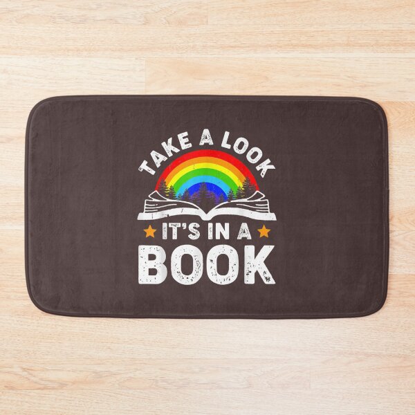Item preview, Take a Look it_s in a Book Reading Vintage Retro rainbow  designed and sold by JohnyThorntonan.