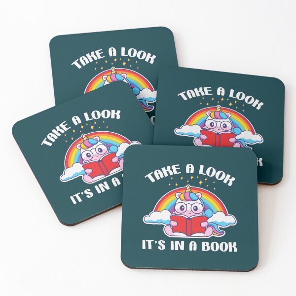 Item preview, Take a Look It_s In A Book Unicorn designed and sold by JohnyThorntonan.