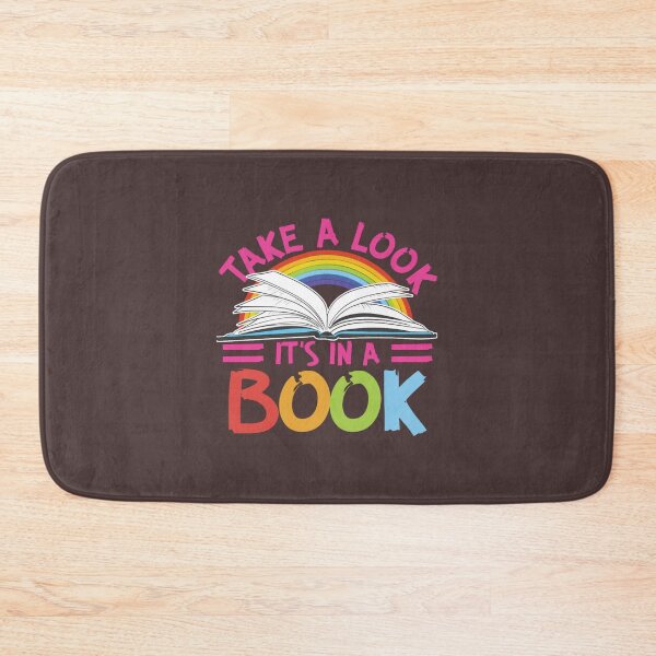 Item preview, Take A Look It_s In A Book Vintage Retro Rainbow Librarian designed and sold by JohnyThorntonan.