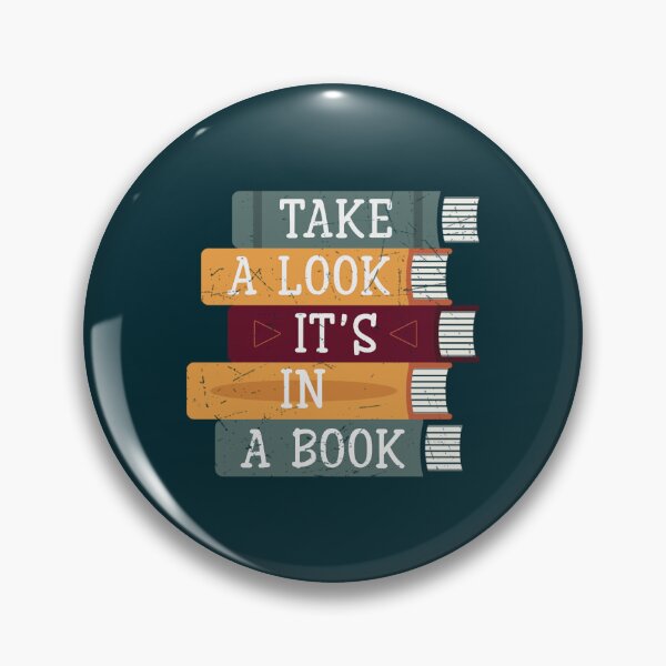 Item preview, Take a Look It_s in a Book. Retro, gift for booklovers designed and sold by JohnyThorntonan.