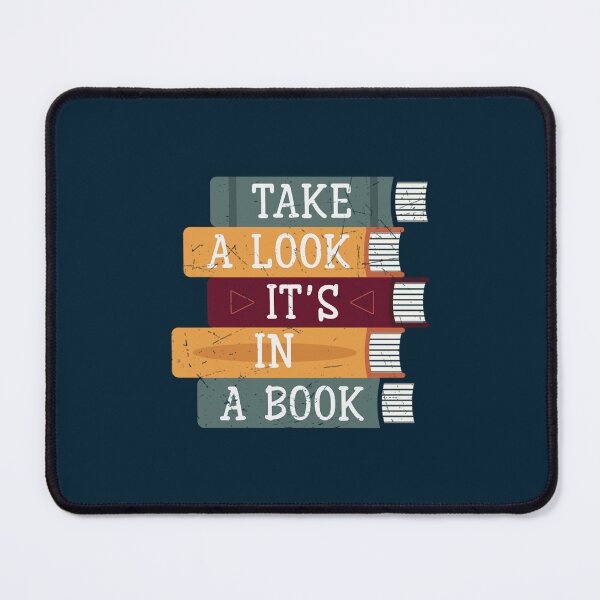 Item preview, Take a Look It_s in a Book. Retro, gift for booklovers designed and sold by JohnyThorntonan.