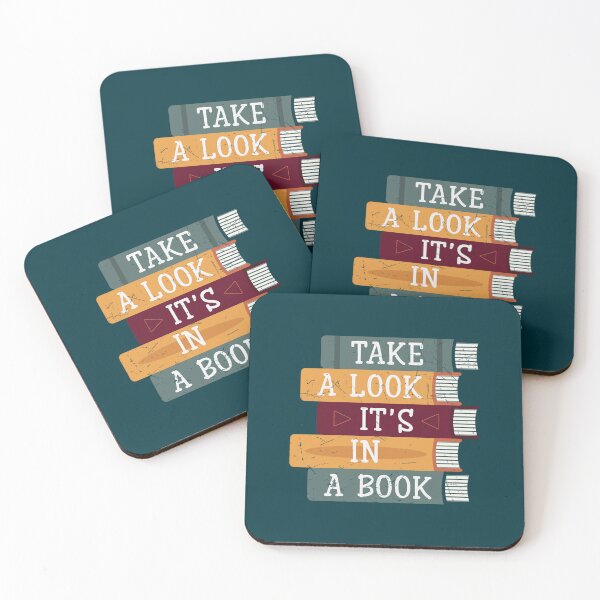 Item preview, Take a Look It_s in a Book. Retro, gift for booklovers designed and sold by JohnyThorntonan.