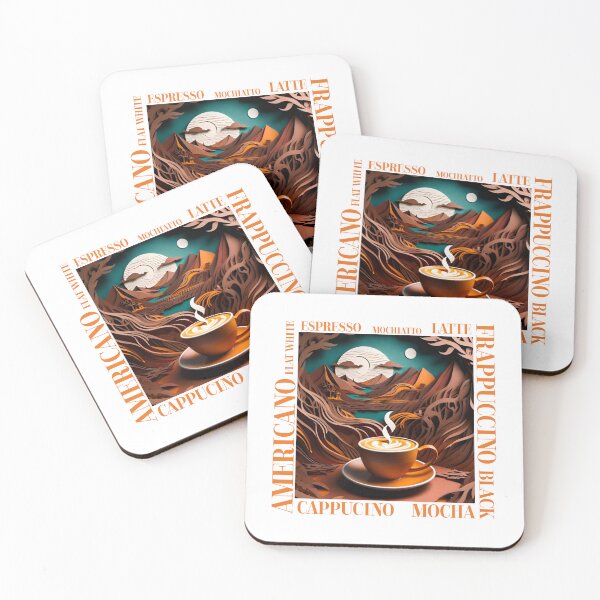 Item preview, Cafe Barista: Coffee Menu Essentials designed and sold by GrizzlyCollective.