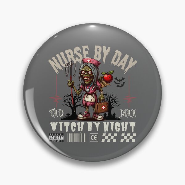 Item preview, Nurse by day witch by night designed and sold by Peerless-Prime.