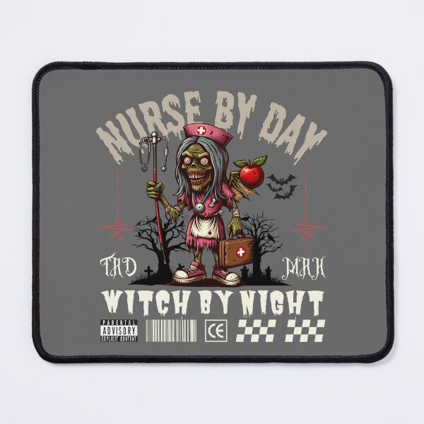 Item preview, Nurse by day witch by night designed and sold by Peerless-Prime.