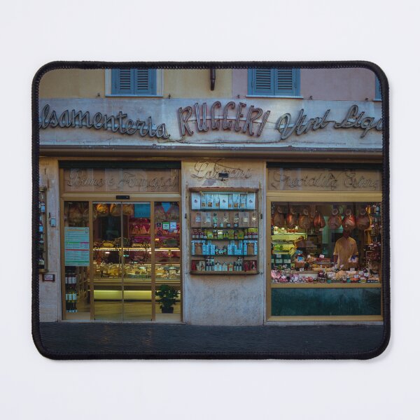 Item preview, Italian Delicatessen at Dusk - Rome, Italy designed and sold by World Wondering Travel Photography.