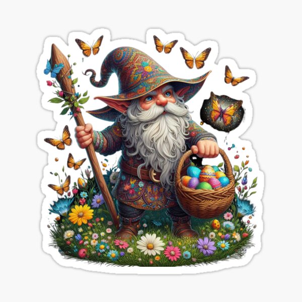 Item preview, Easter,Gnome,Easter Eggs designed and sold by deniz kaya.