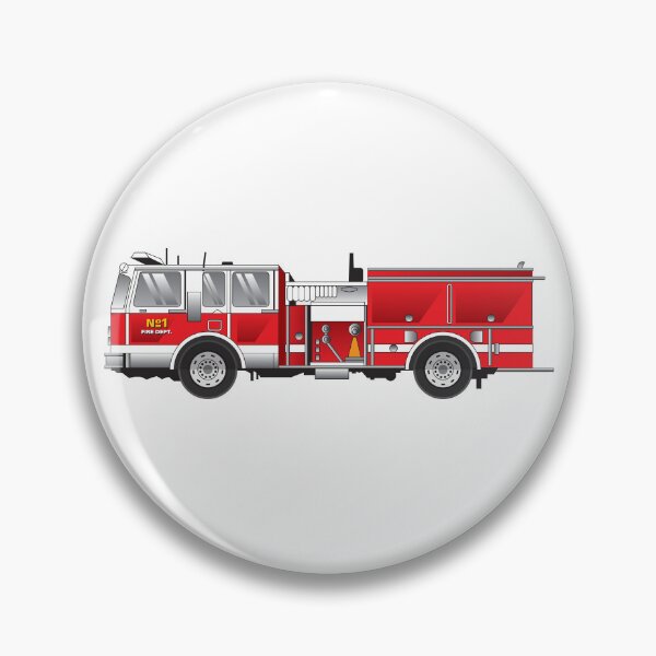 Item preview, Graphic Illustration of Fire Truck designed and sold by Hugh Whyte.