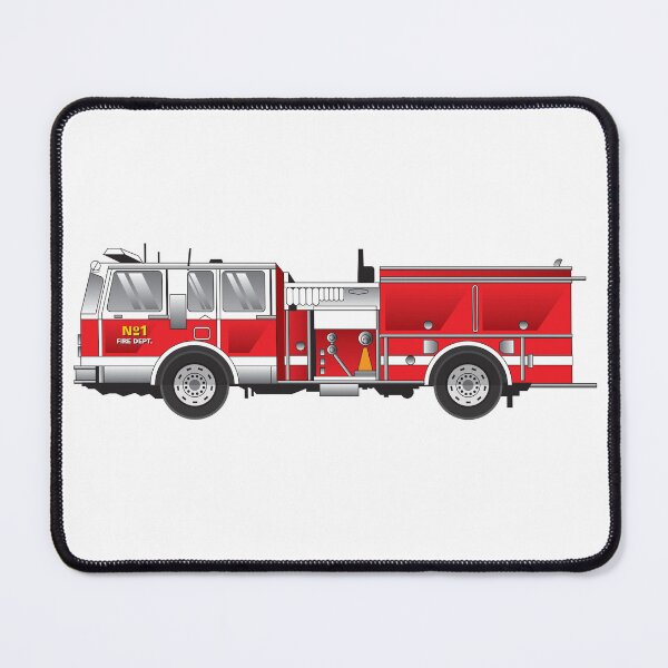 Item preview, Graphic Illustration of Fire Truck designed and sold by Hugh Whyte.