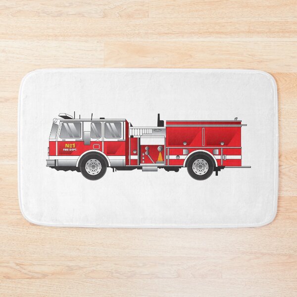 Item preview, Graphic Illustration of Fire Truck designed and sold by Hugh Whyte.