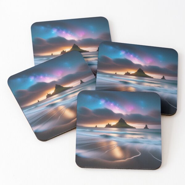 Item preview, Iceland beach at night designed and sold by rolffimages.