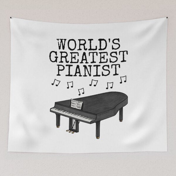 Item preview, World's Greatest Pianist, Grand Piano Musician Funny designed and sold by doodlerob.