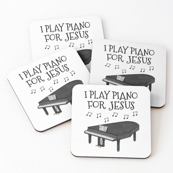 Item preview, I Play Piano For Jesus, Church Pianist Christian Musician designed and sold by doodlerob.