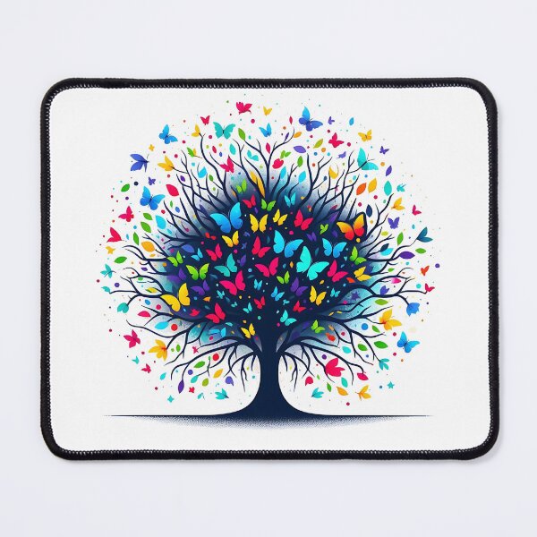 Item preview, Butterfly Tree Funny Colorful Butterfly lover designed and sold by JerdbordinShop.