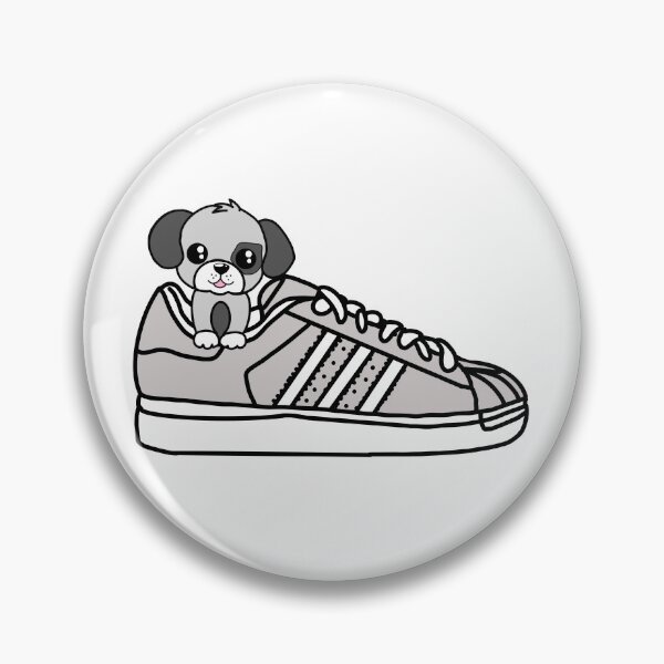 Item preview, Cute dog in Adidas shoe designed and sold by xoxodesignsxoxo.