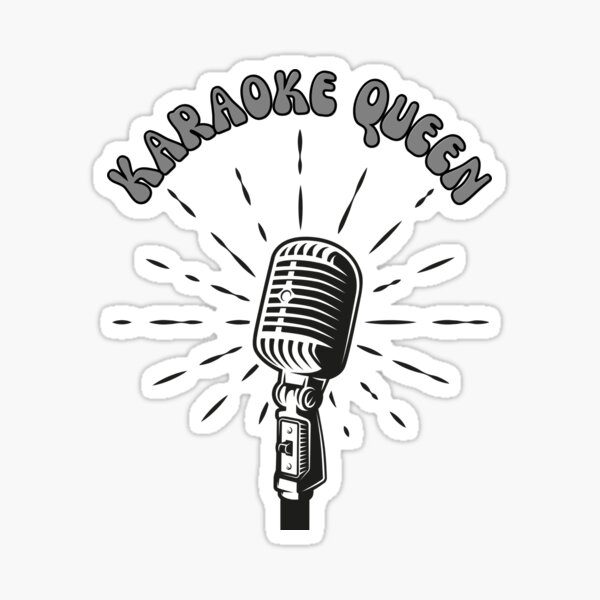 Artikel-Vorschau von Karaoke-Königin, designt und verkauft von MojoSpot.