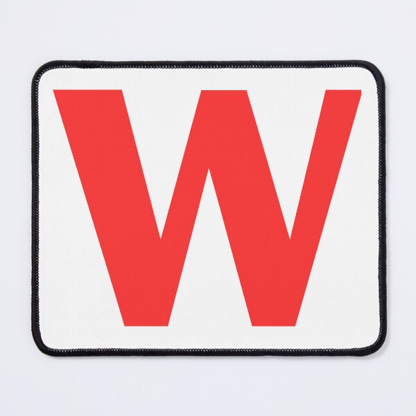 Item preview, Big Red Alphabet Letter W designed and sold by RobbiesMusic.