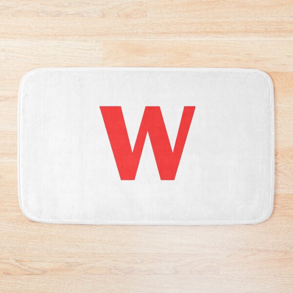 Item preview, Big Red Alphabet Letter W designed and sold by RobbiesMusic.