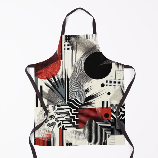 Item preview, Bold Abstract Art Fabric Pattern: Oversized Brushstrokes and Geometric Motifs designed and sold by Rui Fernandes.